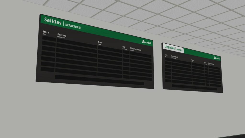 Pack de mobiliario Adif - 2